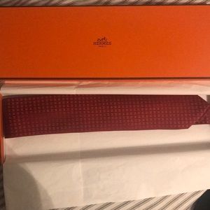 NWT!!! Hermes Tie (Red)